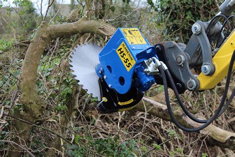 mini digger saw head|Slanetrac HS 55 Saw Head .